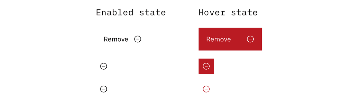 Low impact remove options requiring overrides to Carbon.